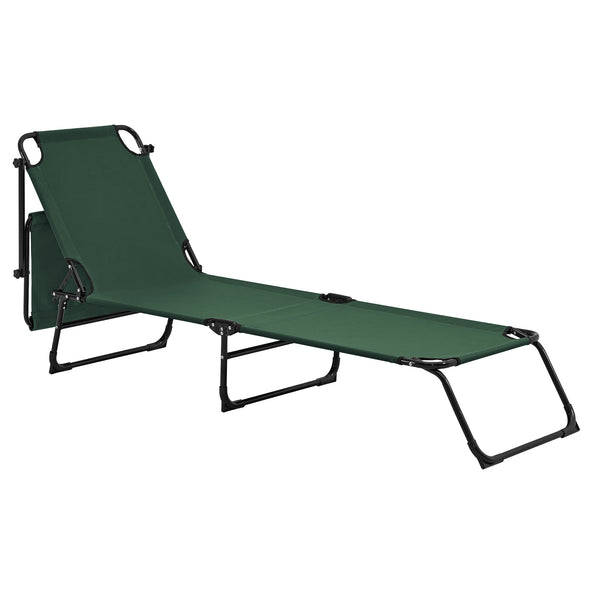 [casa.pro]® Solseng sæt - 2 stk. - med tag - sammenfoldelig - 187x53x27cm - i forskellige farver