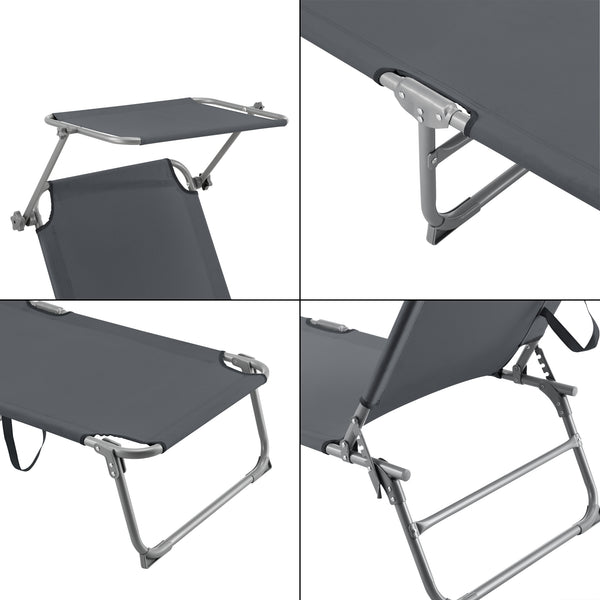 Getaria solseng 189x57x28cm i forskellige farver en.casa