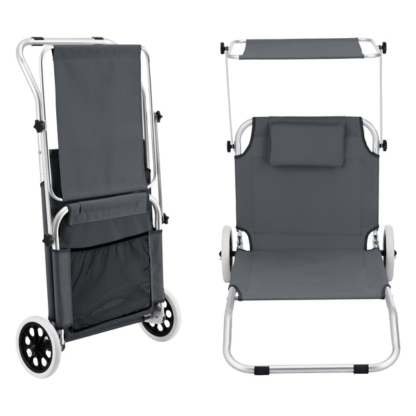 Lazkano liggestol med hjul en.casa