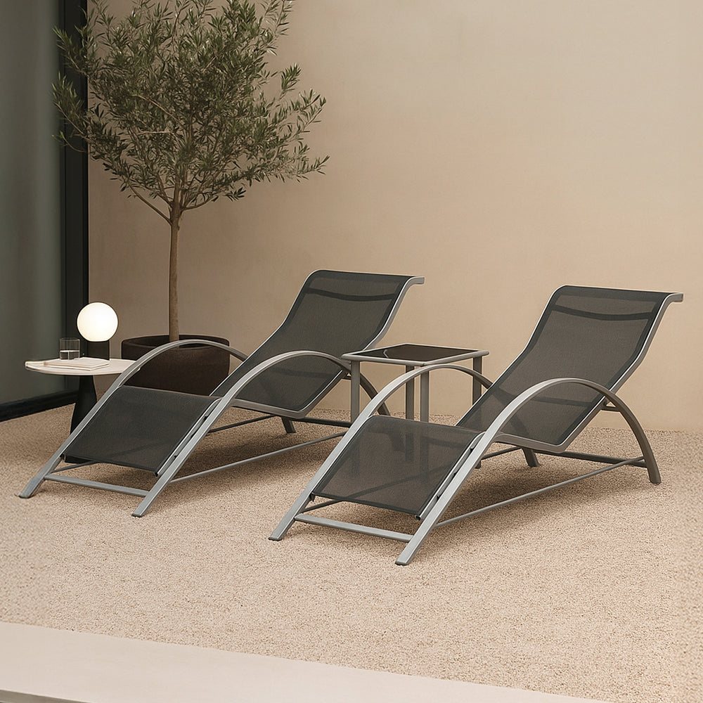 Havemøbelsæt Binetto 3-delt [en.casa] - premiumXL