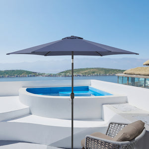 Parasol Altino med vippeled [casa.pro] - premiumXL