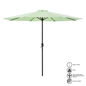 Parasol Budapest 230x300cm i forskellige farver. farver [casa.pro]