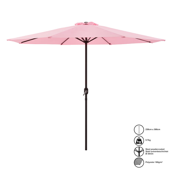Parasol Budapest 230x300cm i forskellige farver. farver [casa.pro]