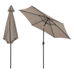 Parasol Altino 270x235 cm stål [casa.pro] select model
