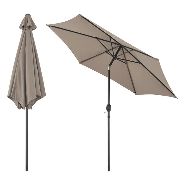 Parasol Altino 270x235 cm stål [casa.pro] select model