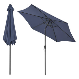 Parasol Altino 270x235 cm stål [casa.pro] select model