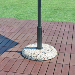 Parasolstander Bitritto beton Ø45x6 cm [casa.pro] - premiumXL