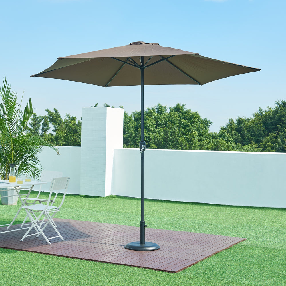 Parasolstander Bionaz Beton Sort [casa.pro] - premiumXL