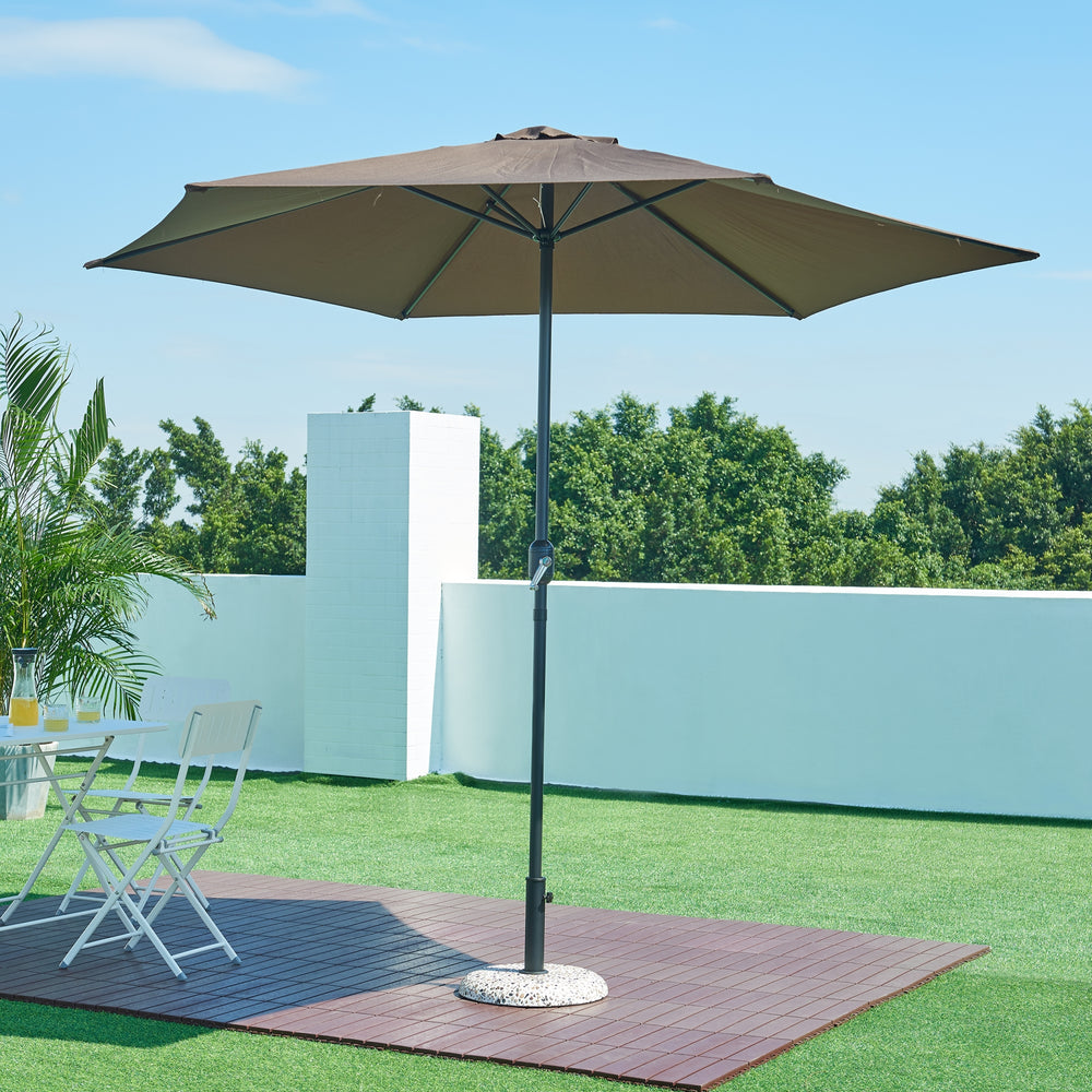 Parasolstander Bitritto beton Ø45x6 cm [casa.pro] - premiumXL