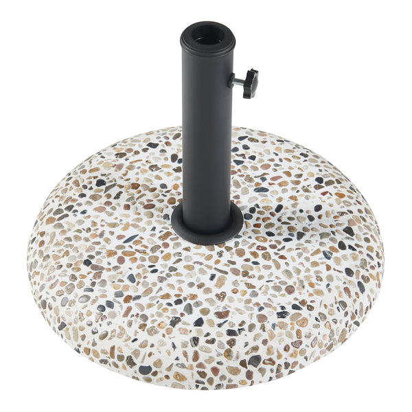 Parasolfod Bitritto beton Ø45x6 cm [casa.pro]
