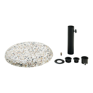 Parasolfod Bitritto beton Ø45x6 cm [casa.pro]