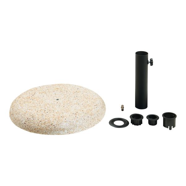 Parasolfod Bitritto beton Ø45x6 cm [casa.pro]
