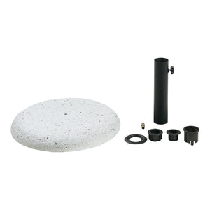 Parasolfod Bitritto beton Ø45x6 cm [casa.pro]