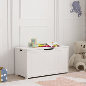 Legetøjskasse Podek 80x40x44,5 cm Hvid [en.casa] - premiumXL