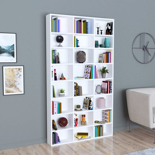 Askvoll bogreol 178x102x16cm Hvid [en.casa].