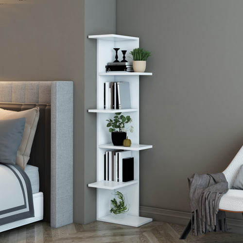 Stående hylde Pandrup White [en.casa].