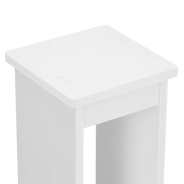 Arvika stående hylde med 3 hylder 80x17x17cm i forskellige farver [en.casa].