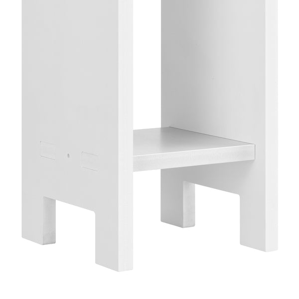 Arvika stående hylde med 3 hylder 80x17x17cm i forskellige farver [en.casa].