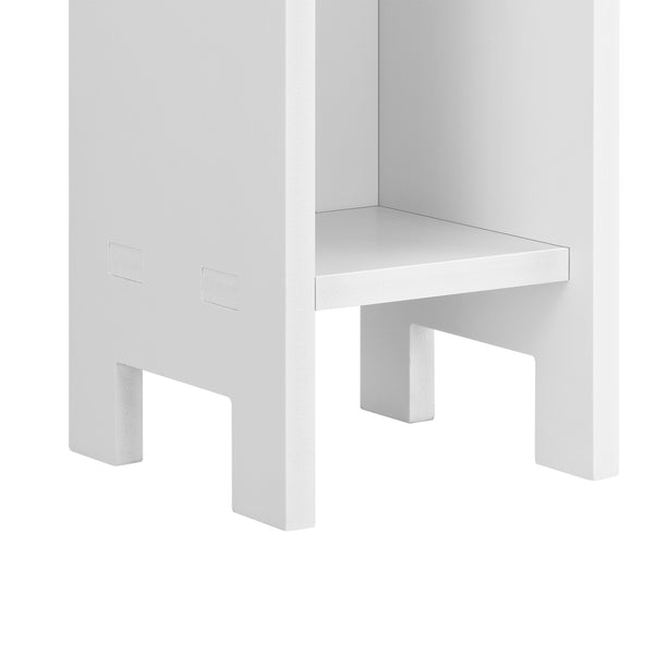 Stående hylde Bräcke 80x17x17 cm [en.casa].