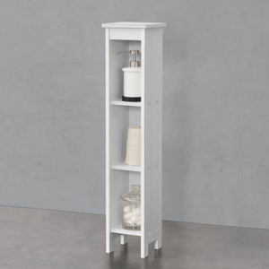 Stående hylde Bräcke 80x17x17 cm [en.casa].