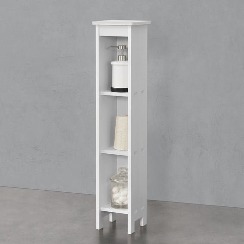 Stående hylde Bräcke 80x17x17 cm [en.casa].