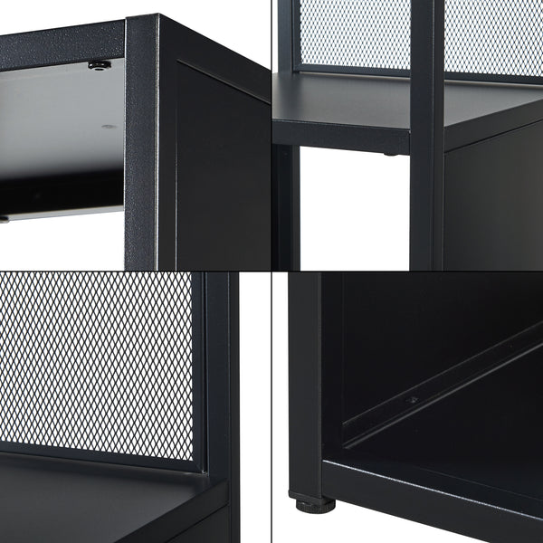 Stående hylde Finspång 185x38x38 cm [en.casa]