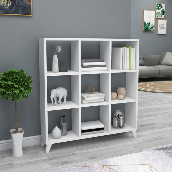 Stående hylde Svedala 88x88x20 cm [en.casa].