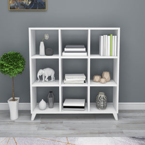 Stående hylde Svedala 88x88x20 cm [en.casa].