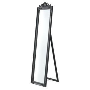  [en.casa] Gulvspejl Arezzo i fuld længde spejl-160x40 cm-eukapyptus-tilt-bar-i forskellige farver 