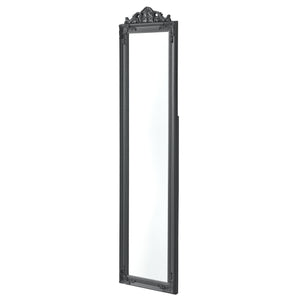  [en.casa] Gulvspejl Arezzo i fuld længde spejl-160x40 cm-eukapyptus-tilt-bar-i forskellige farver 