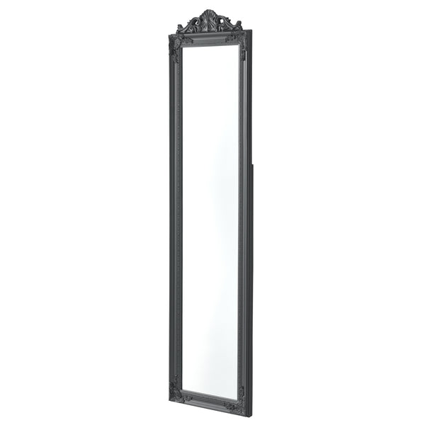  [en.casa] Gulvspejl Arezzo i fuld længde spejl-160x40 cm-eukapyptus-tilt-bar-i forskellige farver 
