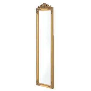  [en.casa] Gulvspejl Arezzo i fuld længde spejl-160x40 cm-eukapyptus-tilt-bar-i forskellige farver 