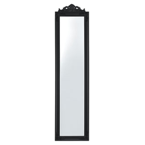  [en.casa] Gulvspejl Arezzo i fuld længde spejl-160x40 cm-eukapyptus-tilt-bar-i forskellige farver 