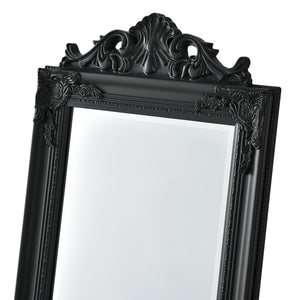  [en.casa] Gulvspejl Arezzo i fuld længde spejl-160x40 cm-eukapyptus-tilt-bar-i forskellige farver 