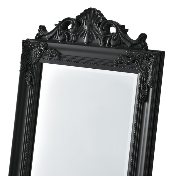  [en.casa] Gulvspejl Arezzo i fuld længde spejl-160x40 cm-eukapyptus-tilt-bar-i forskellige farver 