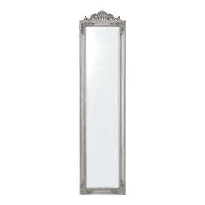  [en.casa] Gulvspejl Arezzo i fuld længde spejl-160x40 cm-eukapyptus-tilt-bar-i forskellige farver 