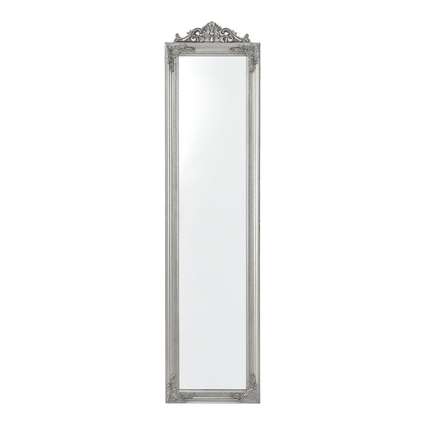 [en.casa] Gulvspejl Arezzo i fuld længde spejl-160x40 cm-eukapyptus-tilt-bar-i forskellige farver 