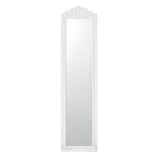  [en.casa] Gulvspejl Arezzo i fuld længde spejl-160x40 cm-eukapyptus-tilt-bar-i forskellige farver 