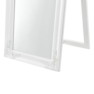  [en.casa] Gulvspejl Arezzo i fuld længde spejl-160x40 cm-eukapyptus-tilt-bar-i forskellige farver 