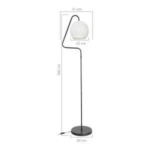 Littlehampton gulvlampe E27 metal i forskellige farver [lux.pro]