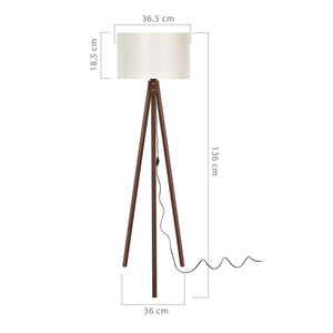 Rochester E27 gulvlampe i forskellige farver [lux.pro].