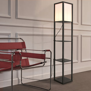 Stapleford gulvlampe med hylde [lux.pro].