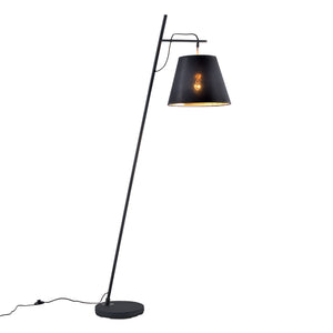 Gulvlampe Nottingham sort [lux.pro].