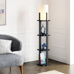 Standerlampe Stourbridge med hylder [lux.pro] - premiumXL