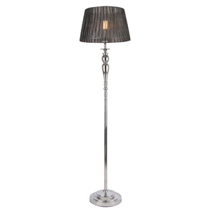 Gulvlampe Lingen 151 cm E27 60W metal krom/grå lux.pro - premiumXL