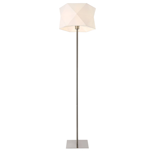 Gulvlampe Narwa 152 cm E27 60W Metal Krom/Hvid lux.pro - premiumXL