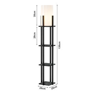 Stourbridge gulvlampe med hylder i forskellige farver. farver [lux.pro]
