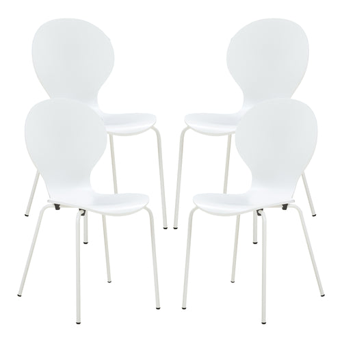 Spisebordsstol Etne sæt med 4 [en.casa]