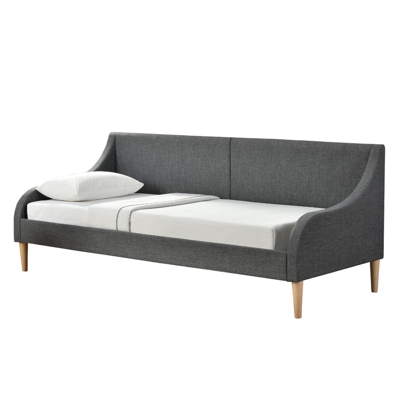 Målskitse Sofa - sovesofa - siddemøbel (med / uden madras) - 90x200cm - mørkegrå