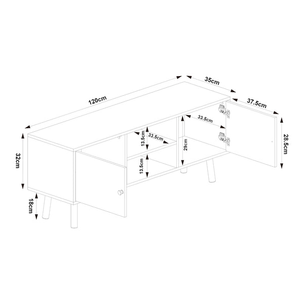 TV-kabinet Reyljand [en.casa]